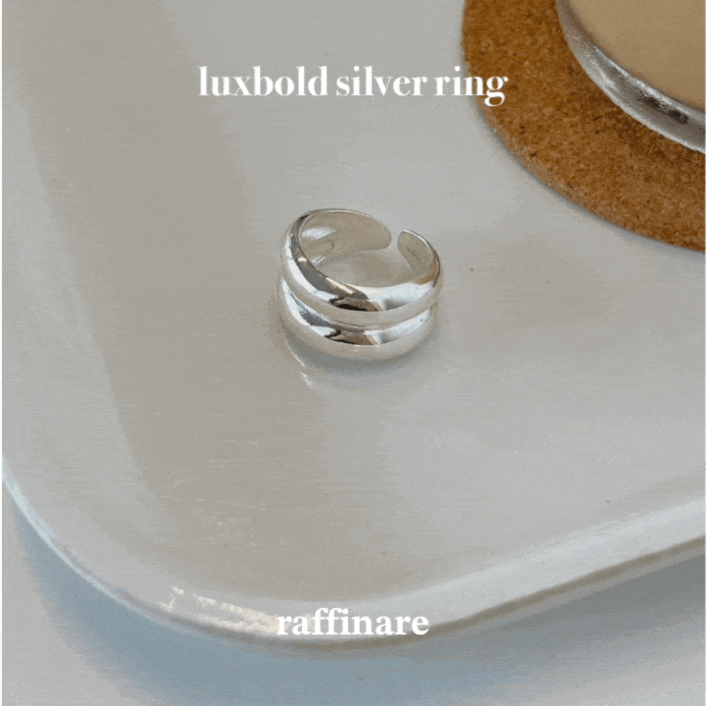 luxbold silver ring